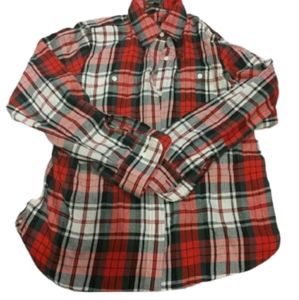 NWT Lauren Ralph Lauren plaid button-up  shirt